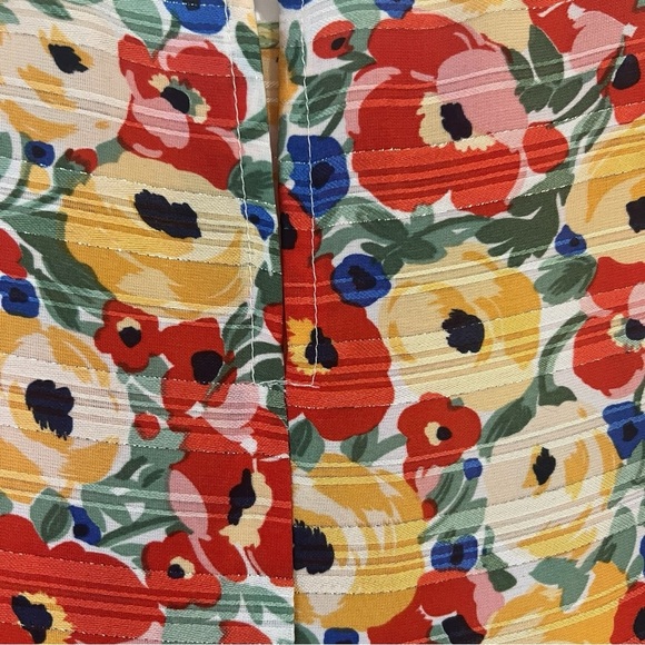 Umgee Red and Orange Blouse Vibrant Top - Picture 5 of 6